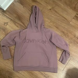 Calvin Klein mauve hoodie